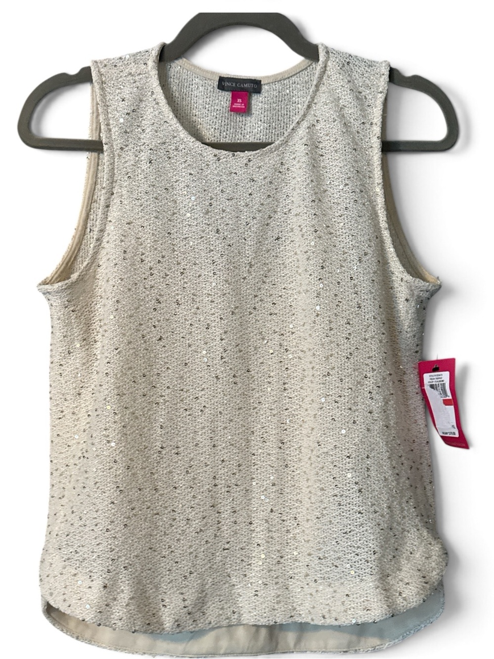 Vince Camuto Fresh Tropics Sequin Sleeveless Top
NWT XS